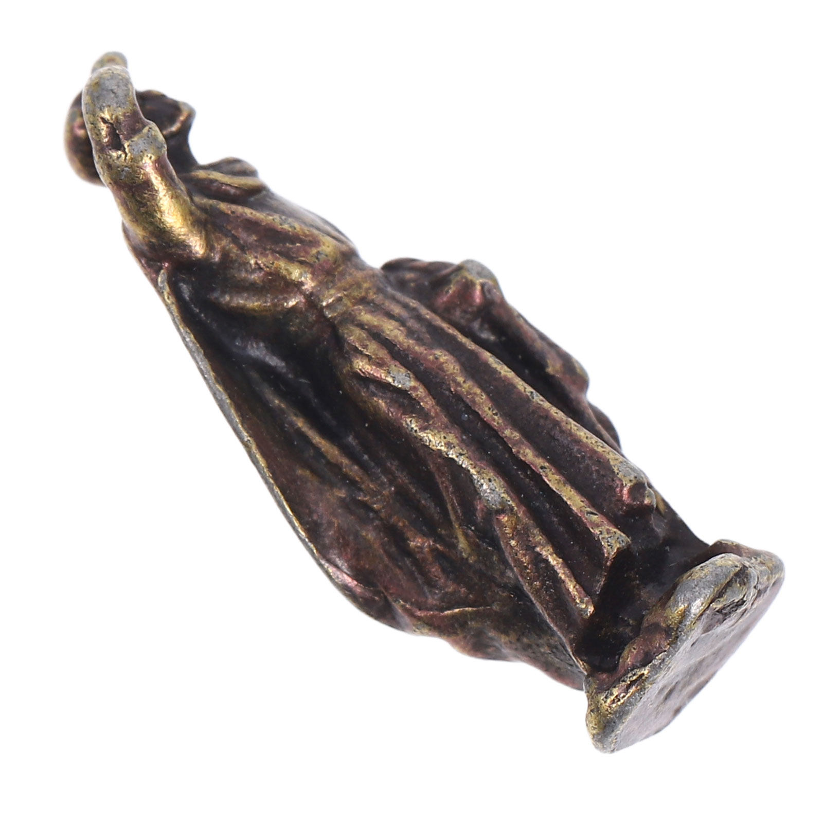 Bonsai Garden Decor - Miniaturowa chińska starożytna figurka, realistyczna metalowa