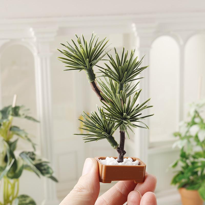 Bonsai Garden Decor - 1 szt. 1/12 Domek dla lalek
