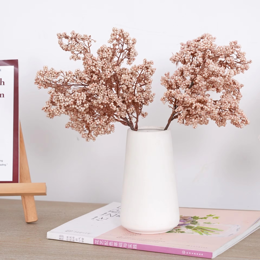 Bonsai Garden Gift - Sztuczne kwiaty, rośliny, jagody zimowe, bukiet