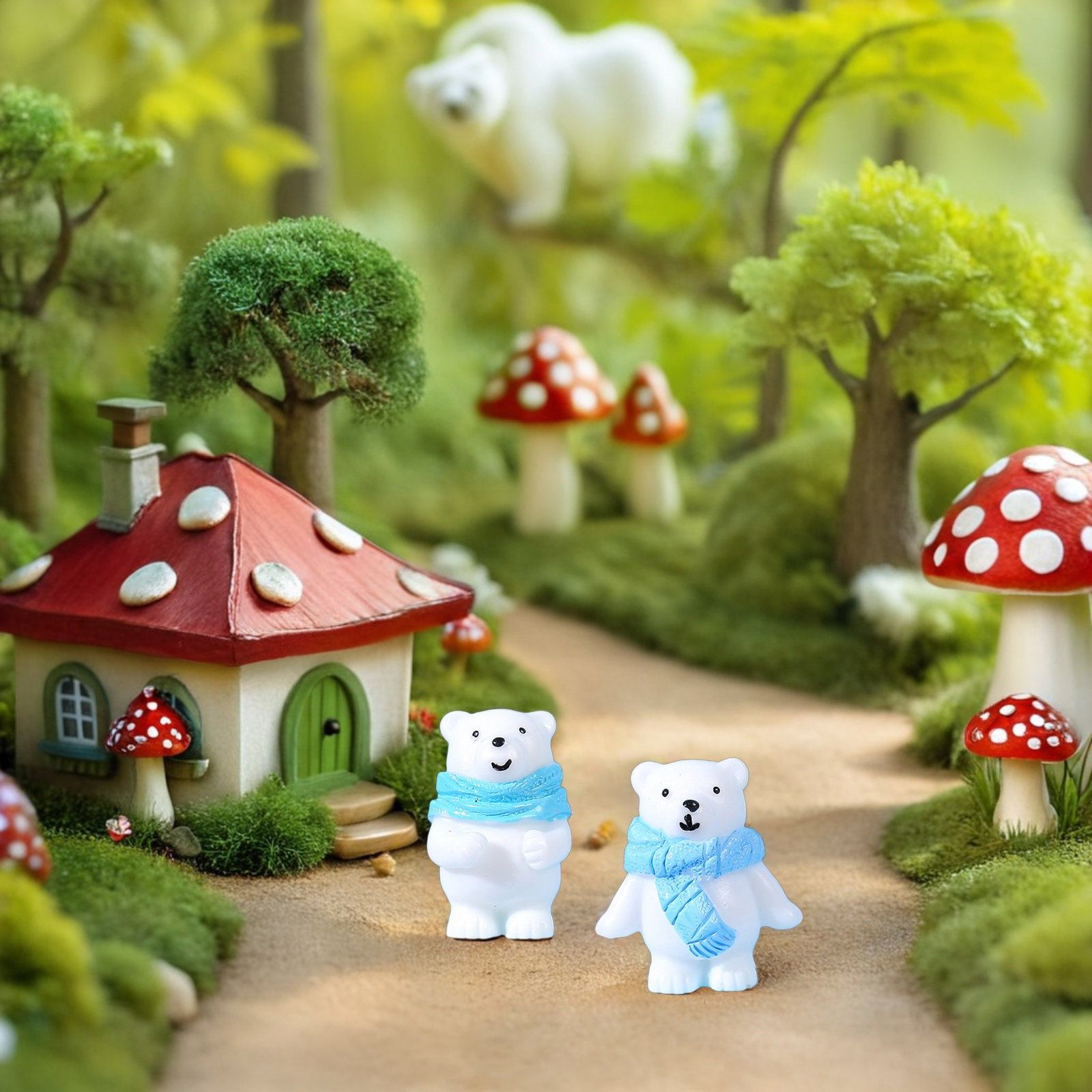 32 sztuki małych figurek niedź – Bonsai Garden Gift recenzja i cena