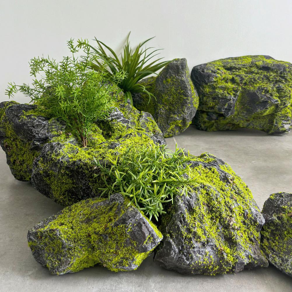 Sztuczne kamienie z mchem do a – Bonsai Garden With Pond recenzja i cena