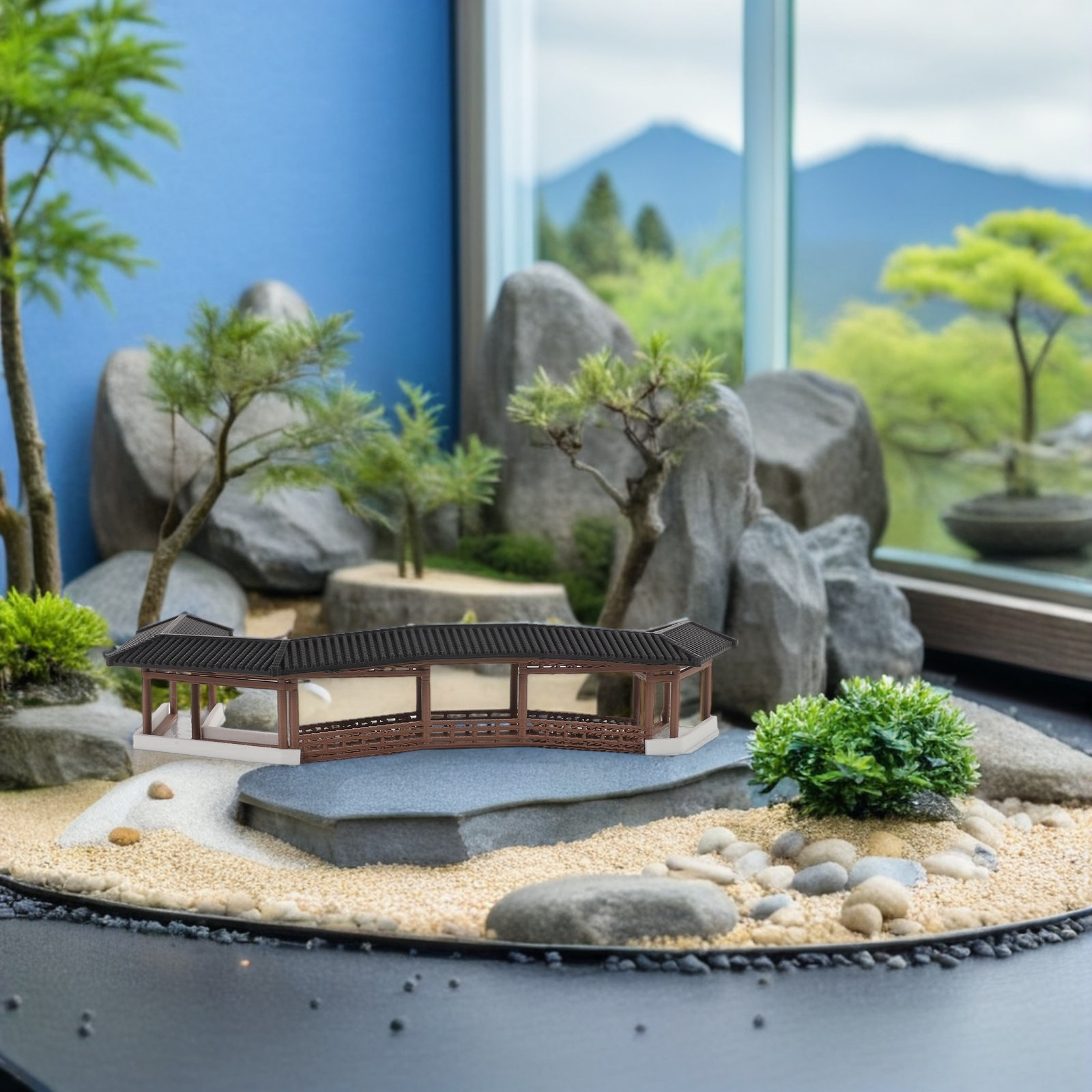 Miniaturowy mostek do mikrosce – Bonsai Garden Decor recenzja i cena